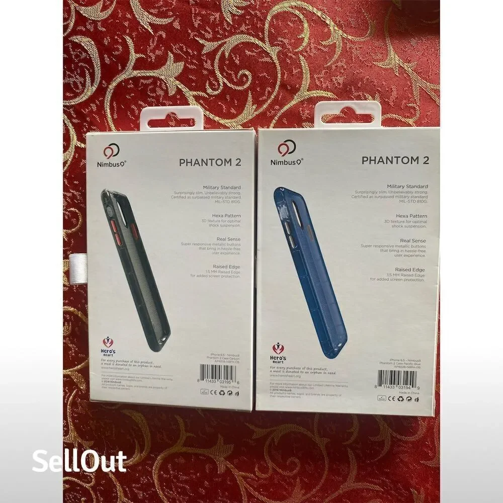Nimbus9 Phantom 2 Case for iPhone XS/X Multicolor 3D Texture